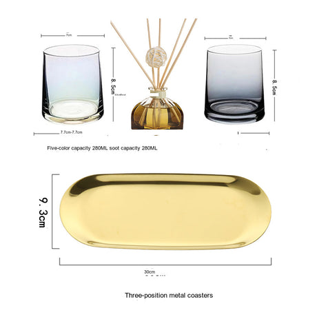 TIANRUN Serafina Scandinavian Glossy Mouthwash Toothbrush Set from TIANRUN