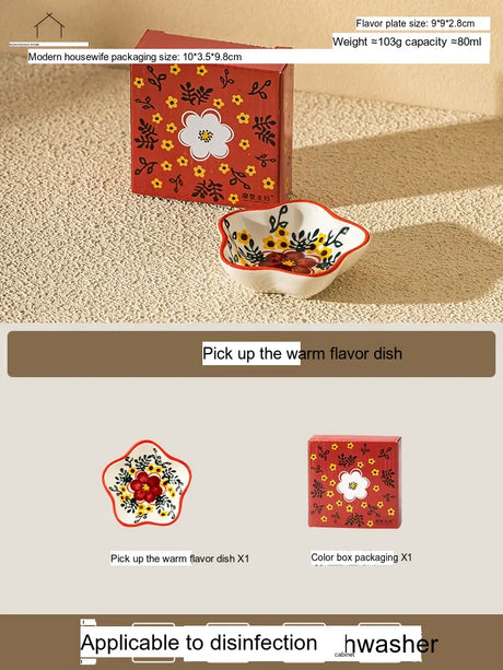 MH Elowen Chic Ceramic Saucedip Dish from MH