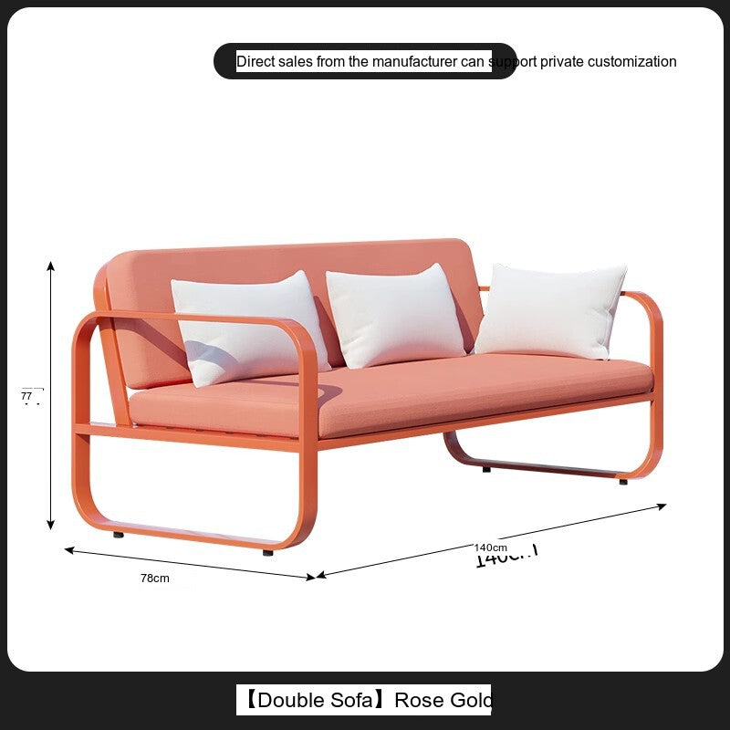 DIME GARDEN Marisol Modern Rainproof Outdoor Sofa Chair from DIME GARDEN