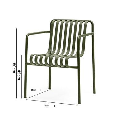 WEIMEI Serafino Elegant Wrought Iron Balcony Table & Chair Set from WEIMEI