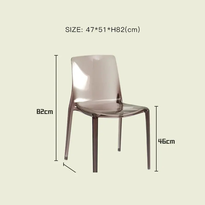 LAZYSPACE Leo Acrylic Coffee Chair from LAZYSPACE