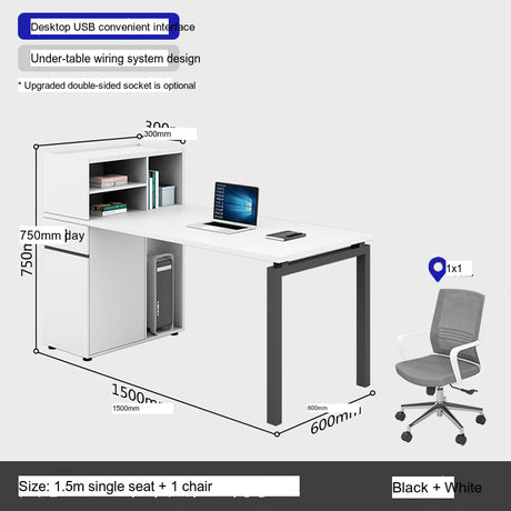 MUTINI Calypso Minimalist Ergonomic Office Desk Set from MUTINI