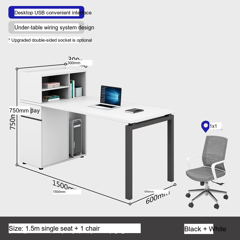 MUTINI Calypso Minimalist Ergonomic Office Desk Set from MUTINI