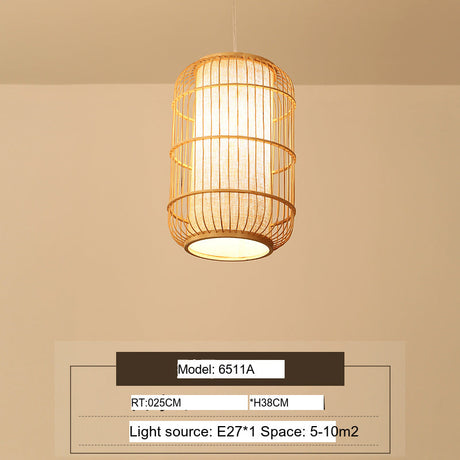 BOJI Takumi Elegant Woven Ceiling Lamp - Custom Made Chinese Style from BOJI
