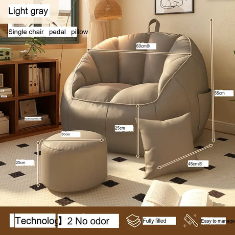 LEDONG Marisol Cozy Soft Bean Bag Chair from LEDONG