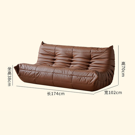 LAIMO Penelope Cozy Leisure Caterpillar Sofa from LAIMO