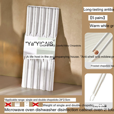 MOSE Antibacterial Metal Chopsticks Set from MOSE