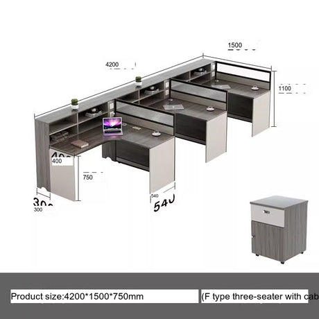 MUTINI Jasper Sleek Modern Office Desk Set from MUTINI