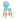 ROARING SKY DOG Isolde Elegant Scandinavian Coffee High Chair from ROARING SKY DOG