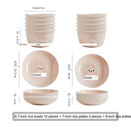 MOSE Cute High-Quality Tableware Set from MOSE