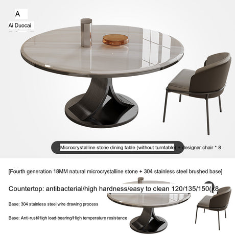 Seaton Lazy Susan Dining Table from MODENG