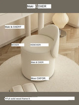 MOXER Elowen Luxurious Leather Makeup Stool from MOXER