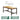 WEIMEI Langley Rustic Compact Square Dining Set from WEIMEI
