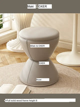 MOXER Elowen Elegant Solid Wood Rotating Dressing Stool from MOXER