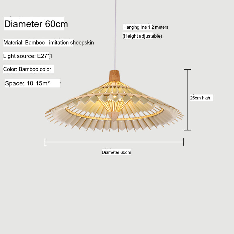 BOJI Yuzuki Elegant Woven Ceiling Lamp - Chinese Style Living Room Light. from BOJI