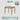 ABOUT WHITE Santiago Scandinavian Minimalist Glass Dining Table from ABOUT WHITE