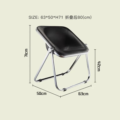 LAZYSPACE Noah Transparent Folding Chair from LAZYSPACE