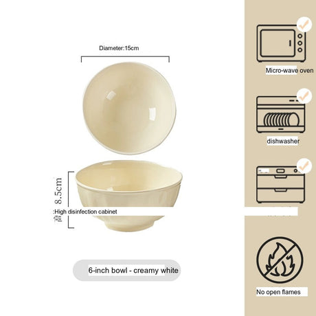 MOSE Creamy Ceramic Ramen Bowl from MOSE