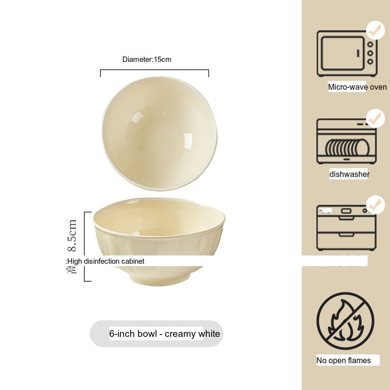 MOSE Creamy Ceramic Ramen Bowl from MOSE