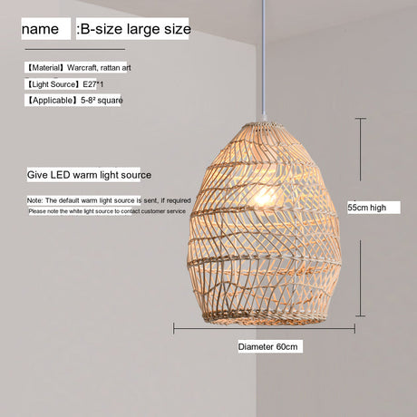 BOJI Takumi Elegant Bamboo Ceiling Lamp from BOJI