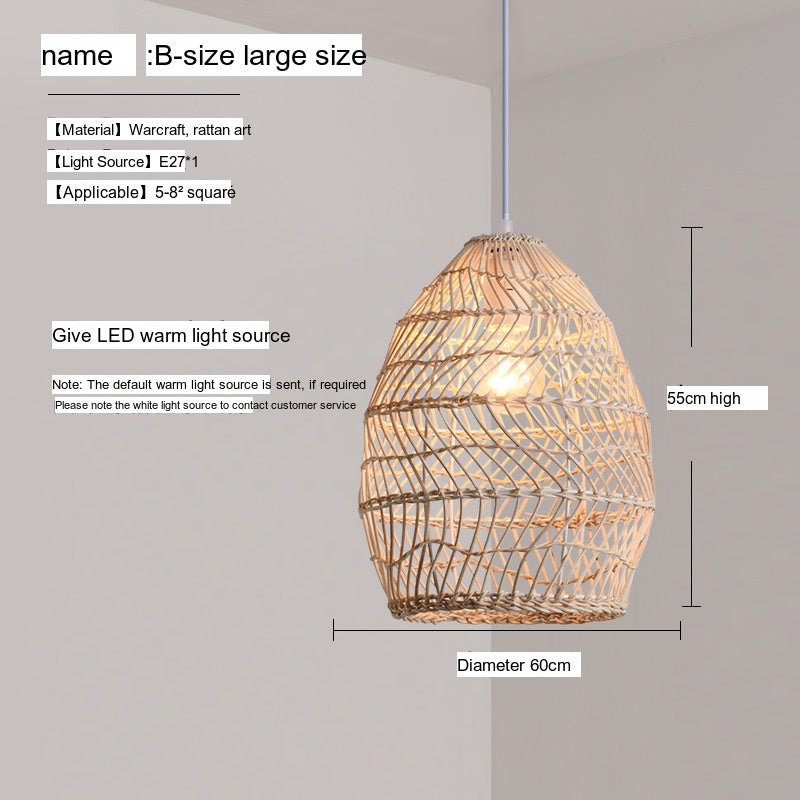 BOJI Takumi Elegant Bamboo Ceiling Lamp from BOJI