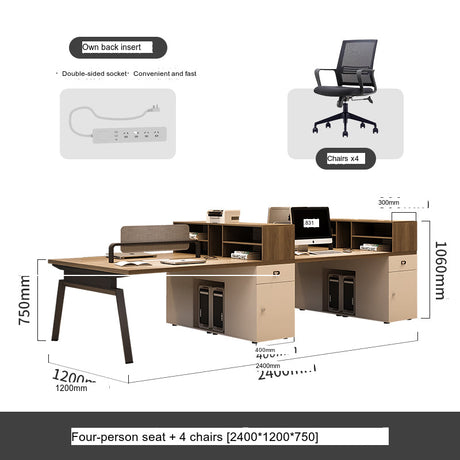 MUTINI LUCAS Sleek Modern Office Desk Set from MUTINI