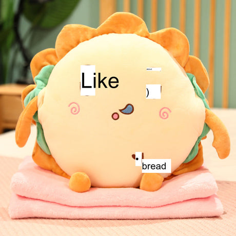 DANDELION Marisol Cozy Cartoon Coral Flannel Summer Towel from DANDELION