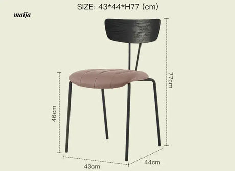 LAZYSPACE Benjamin Industrial Wind Dining Chair from LAZYSPACE