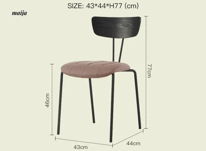 LAZYSPACE Benjamin Industrial Wind Dining Chair from LAZYSPACE