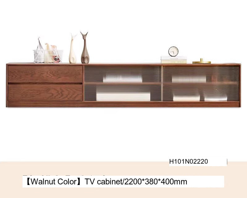 GENJI Santiago Elegant Solid Wood TV Cabinet Combo from GENJI