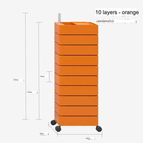 THOUGHTS Isadora Innovative Multi-layer Storage Cart from THOUGHTS