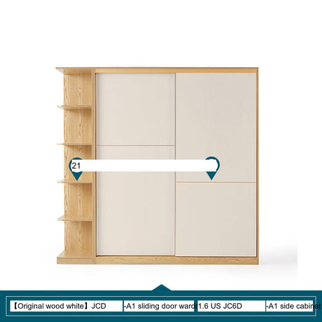 LINSYKIDS Japanese Style Sliding Door Wardrobe from LINSY KIDS