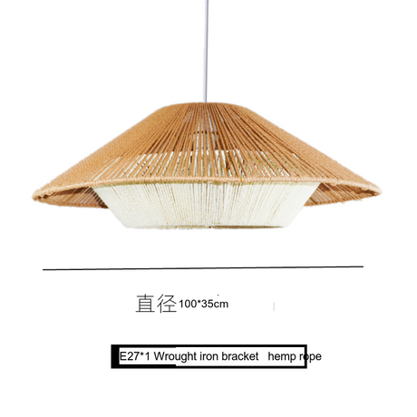 BOJI Kintaro Artistic Woven Lampshade Ceiling Lamp from BOJI