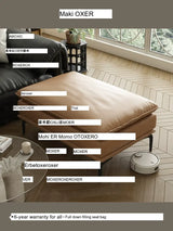 MOXER Kintsugi Elegant Luxury Leather Footstool from MOXER