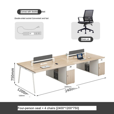 MUTINI Santiago Simple Design Office Desk Set from MUTINI