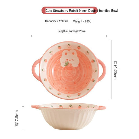 MOSE Cute Strawberry Tableware Set from MOSE