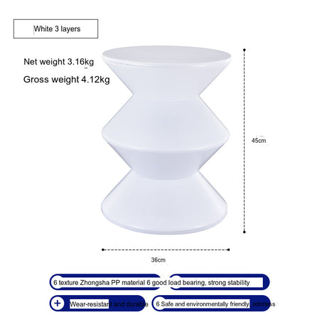 NIYE Ashtoria Chic Hourglass Design Small Stool from NIYE