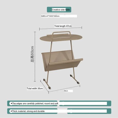 ABOUT WHITE Candelaria Minimalist Storage Coffee Table from ABOUT WHITE