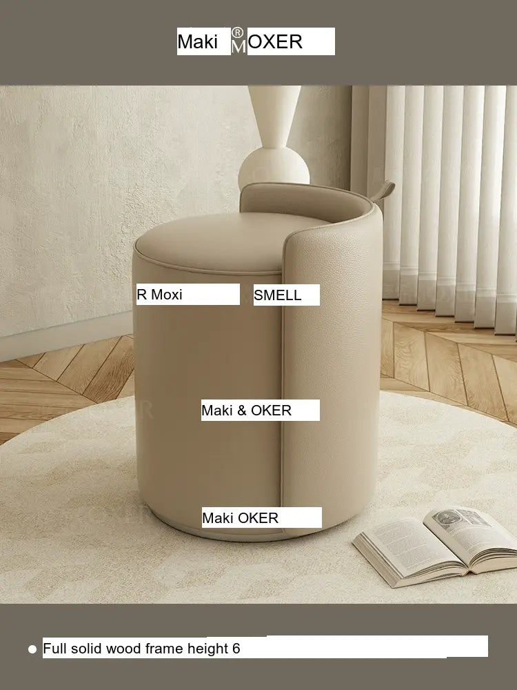 MOXER Nishikawa Elegant Luxury Swivel Makeup Chair from MOXER