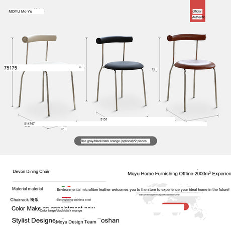 MOYU Corazon Elegant Creamy Rockboard Dining Set from MOYU