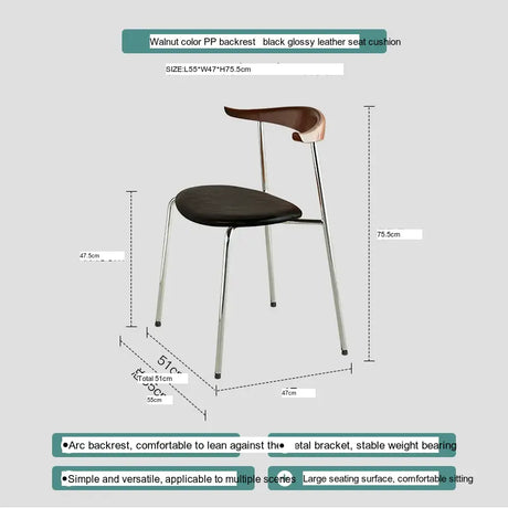 ABOUT WHITE Sapphira Elegant Retro Solid Wood Dining Chair from ABOUT WHITE