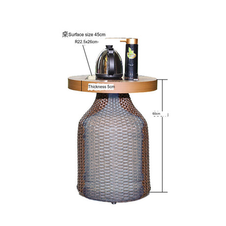ZIYE Aravind Elegant Compact Balcony Tea Table Set from ZIYE
