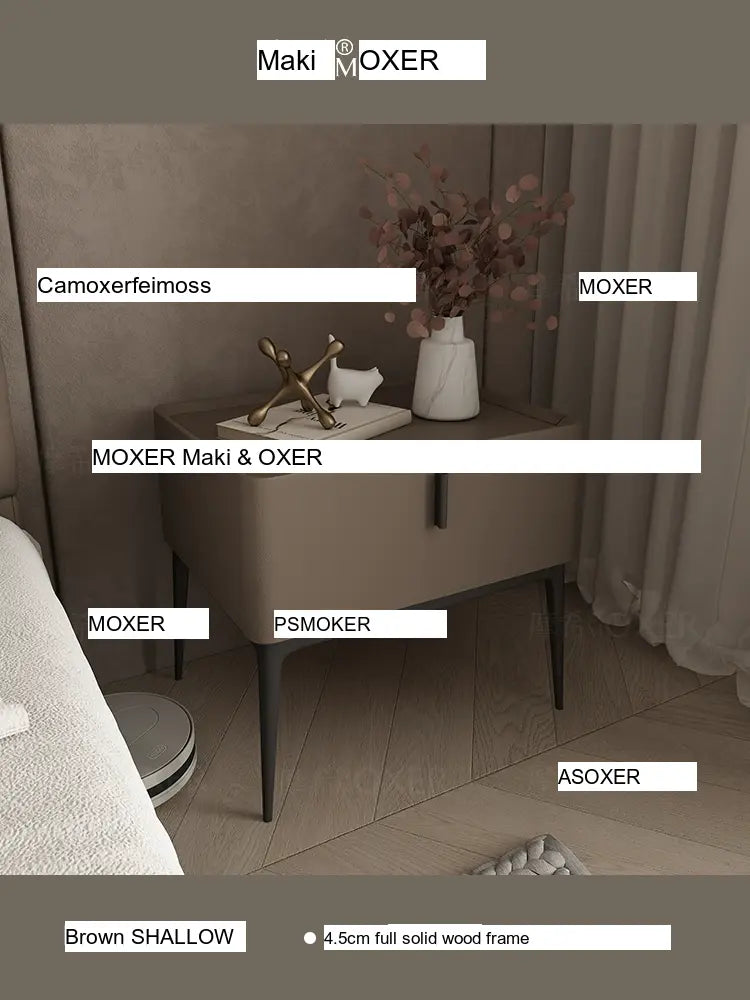 MOXER Lira Modern Simple Nightstand Table from MOXER