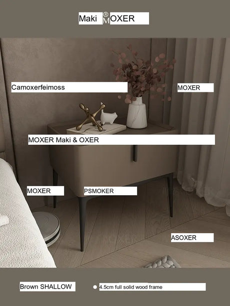 MOXER Lira Modern Simple Nightstand Table from MOXER