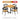 WEIMEI Morgantown Elegant Solid Wood Dining Table Set from WEIMEI