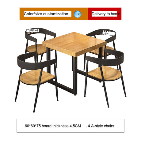 WEIMEI Morgantown Elegant Solid Wood Dining Table Set from WEIMEI