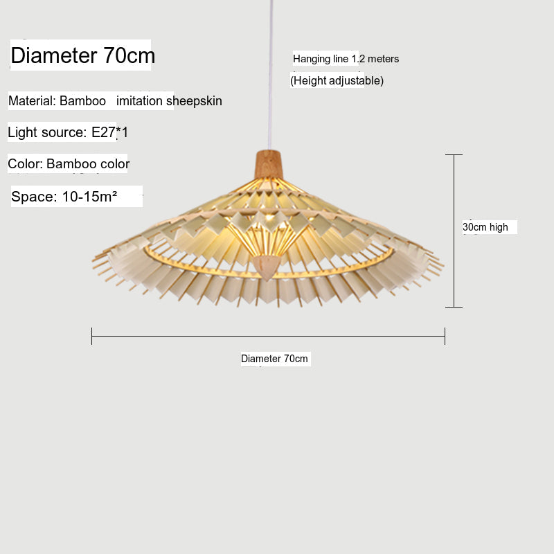 BOJI Yuzuki Elegant Woven Ceiling Lamp - Chinese Style Living Room Light. from BOJI