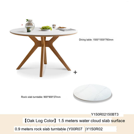 GENJI Haruki Elegant Oak Dining Set from GENJI