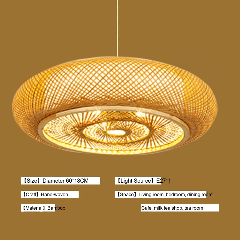 BOJI Azura Artisan Woven Ceiling Lamp from BOJI