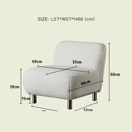 LAZYSPACE Nora Nordic Fabric Sofa from LAZYSPACE